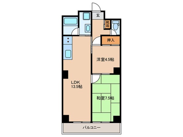 SLR港北の物件間取画像